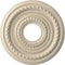 Ekena Millwork Cole PVC Medallion (Canopies up to 4 1/4"), 13"OD x 3 1/2"ID x 3/4"P, Universal Metallic Pearl Mist CMP13COEPE - alternate 1